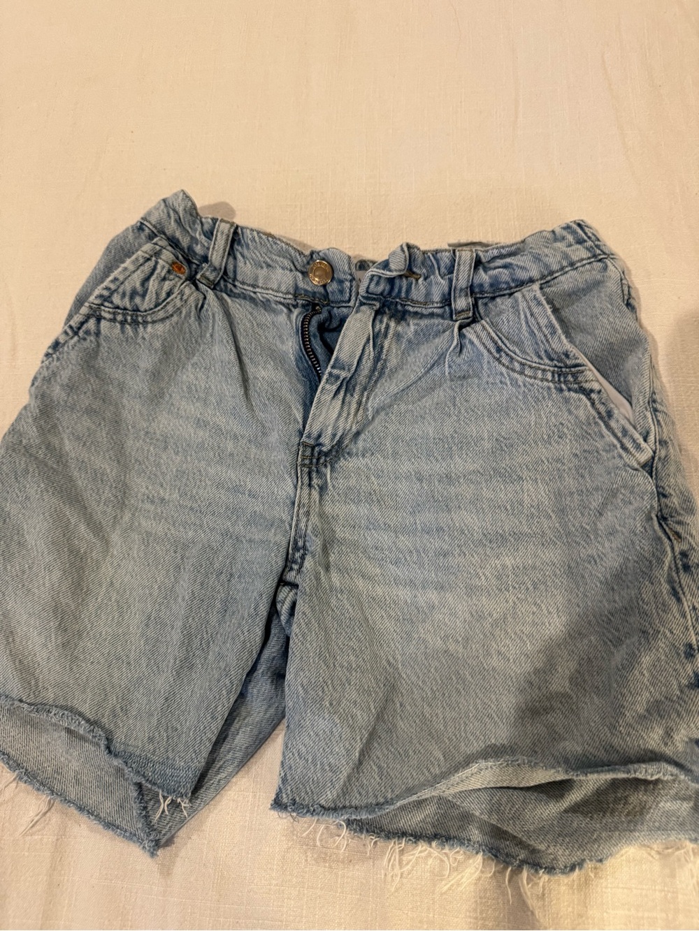 Zara Light Blue Denim Kids' Shorts